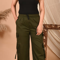 Selvo Women’s Green Cargo Pants