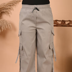 Selvo Women’s Grey Cargo Pants