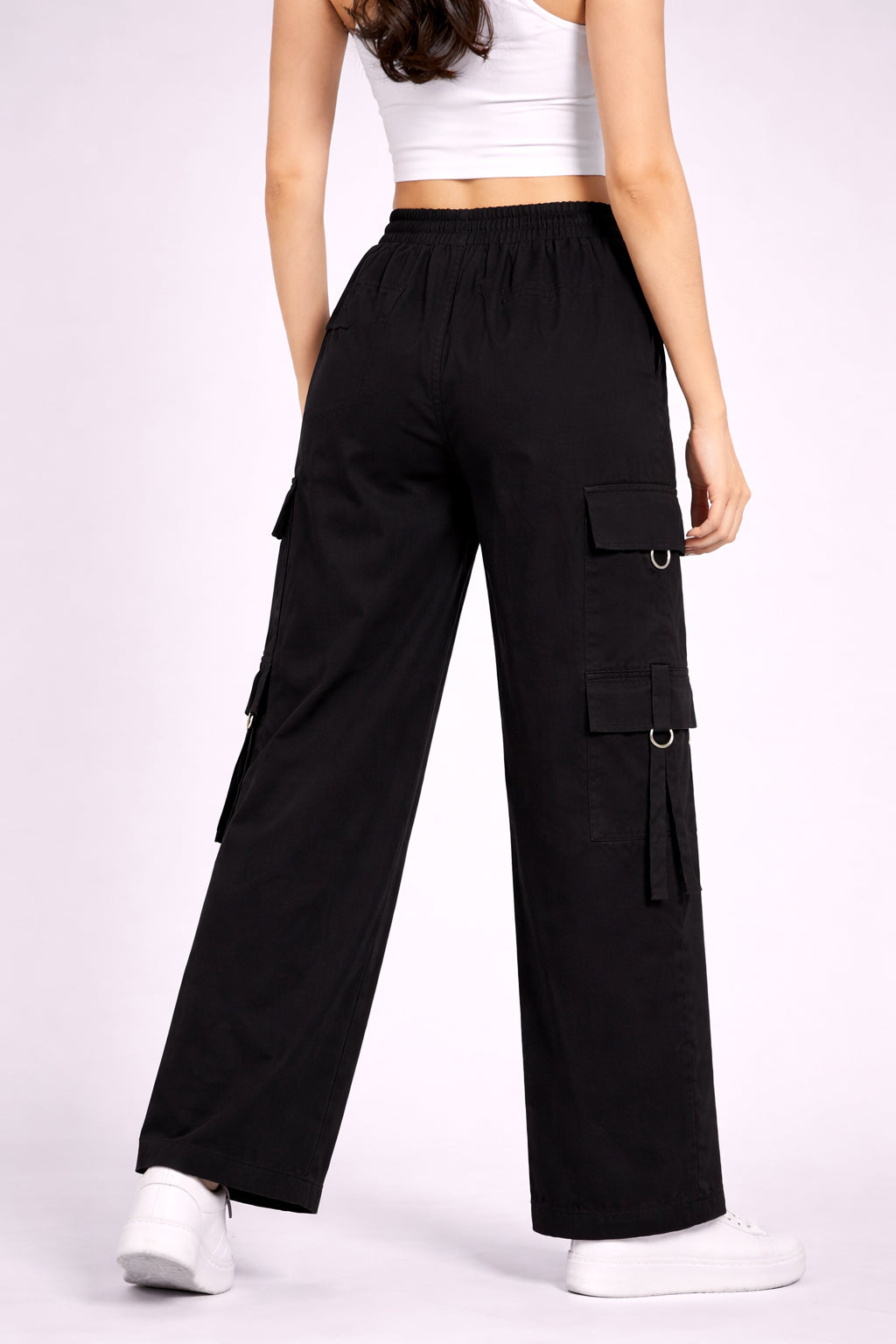 Selvo Women’s Black Cargo Pants