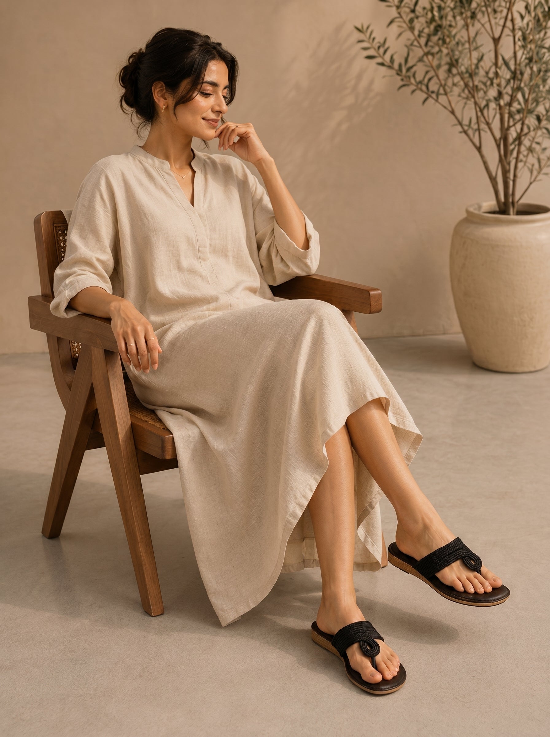 Stylish Rope Strap Flats