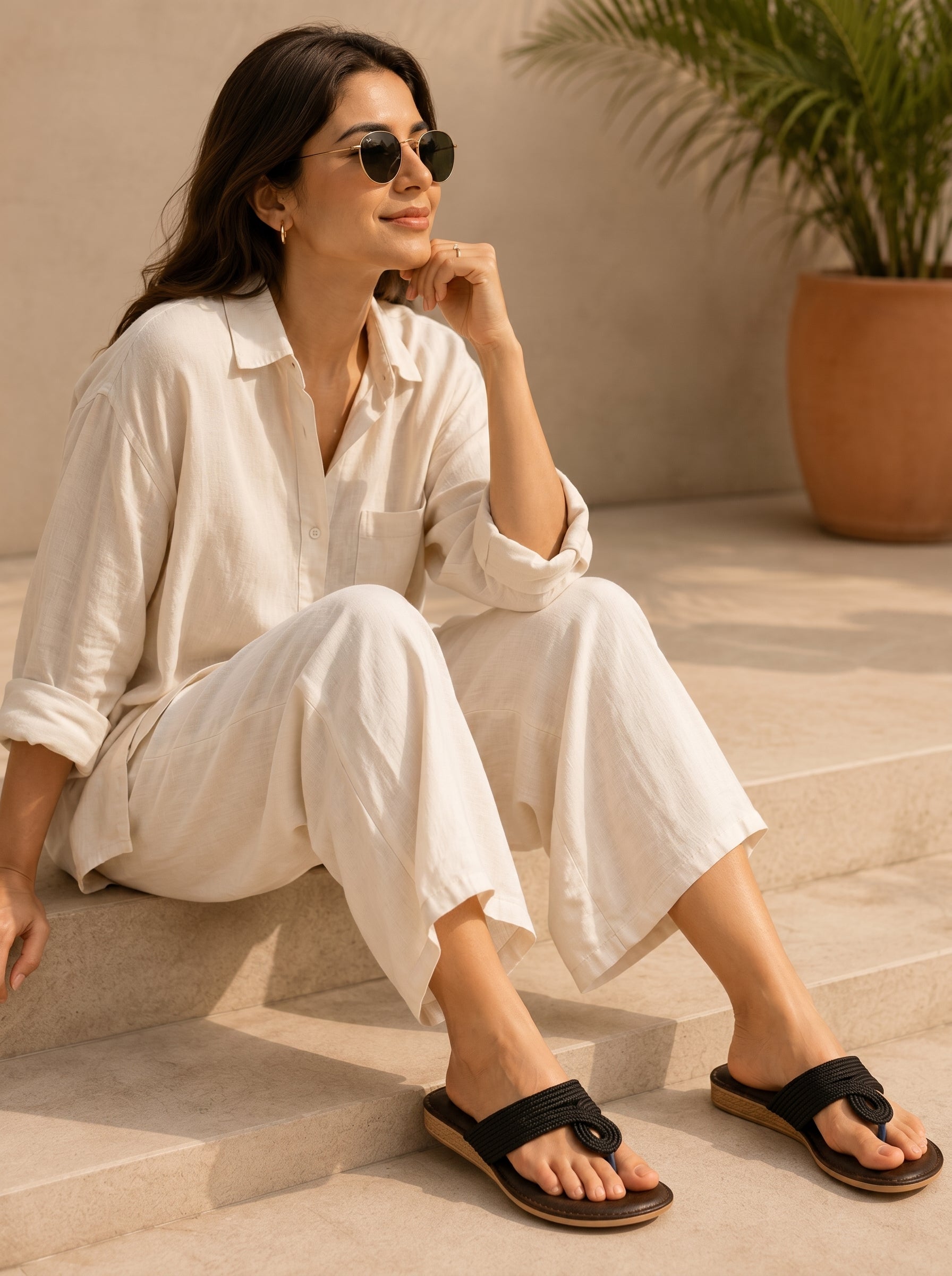 Stylish Rope Strap Flats