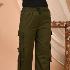 Selvo Women’s Green Cargo Pants