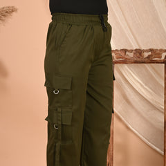 Selvo Women’s Green Cargo Pants