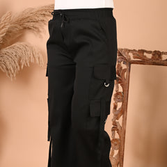 Selvo Women’s Black Cargo Pants
