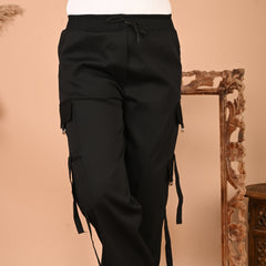 Selvo Women’s Black Cargo Pants